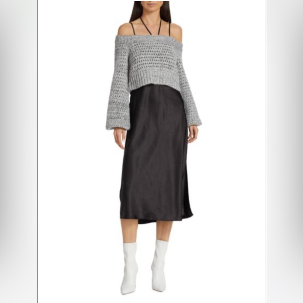 DH NEW YORK Emm Combo Sweater Dress Size Small